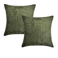 Navarro Olive European Pillowcases 65 x 65cm - Royalratri