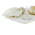 Damask Embossed Napkins Bright White Set of 6 - Royalratri
