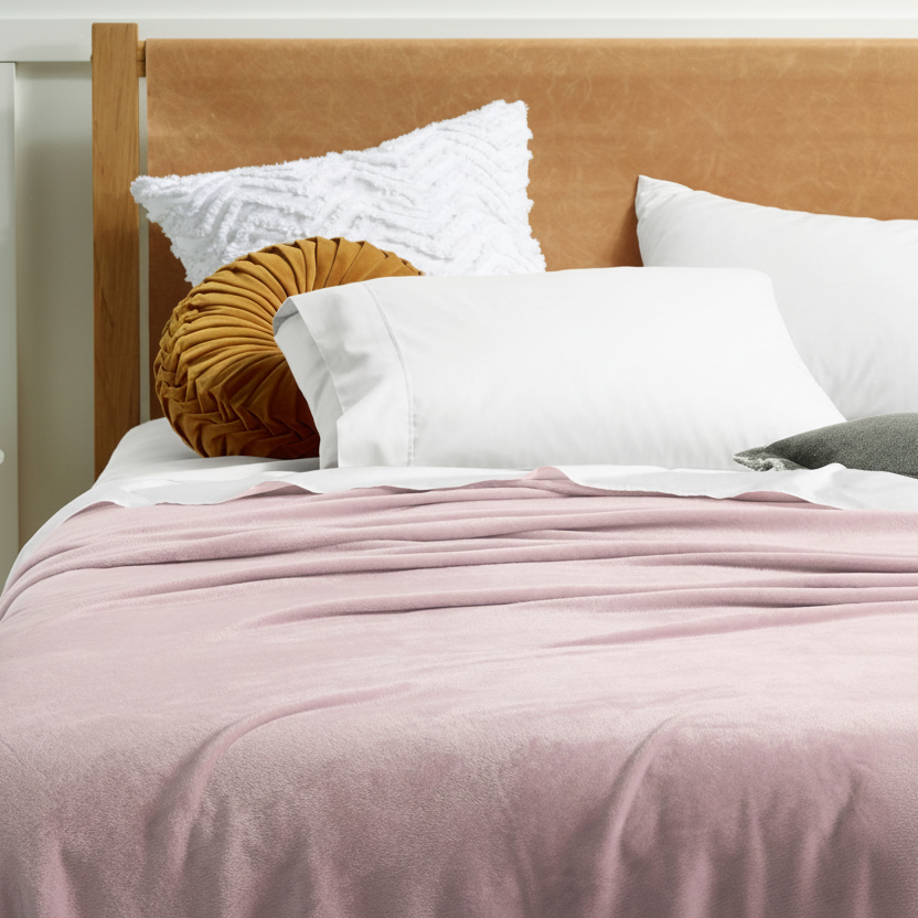 Luxury Super Soft Blanket Queen/King Blush