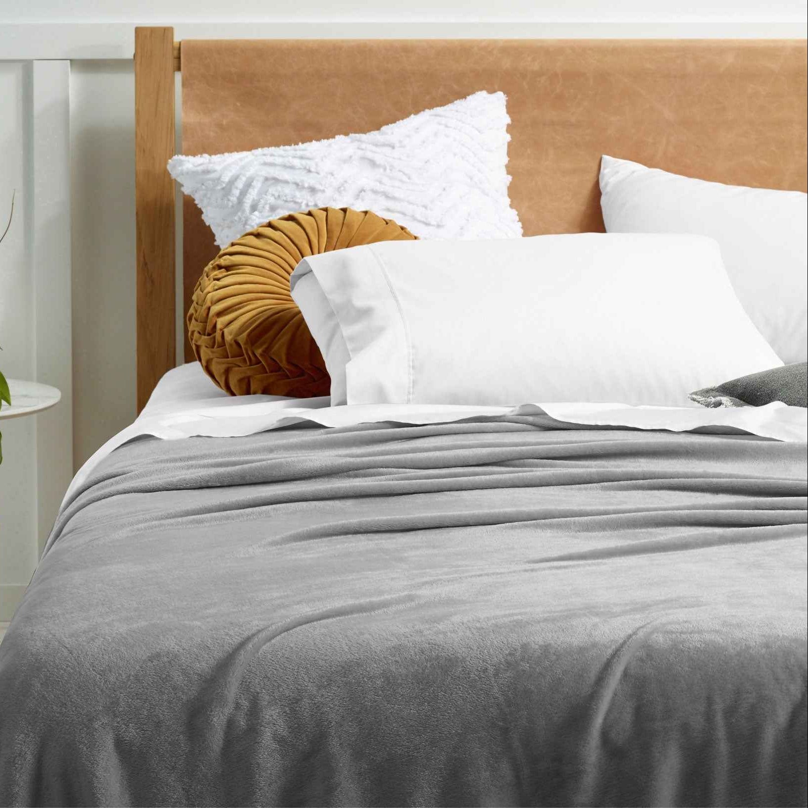 Luxury Super Soft Blanket Queen/King Gray