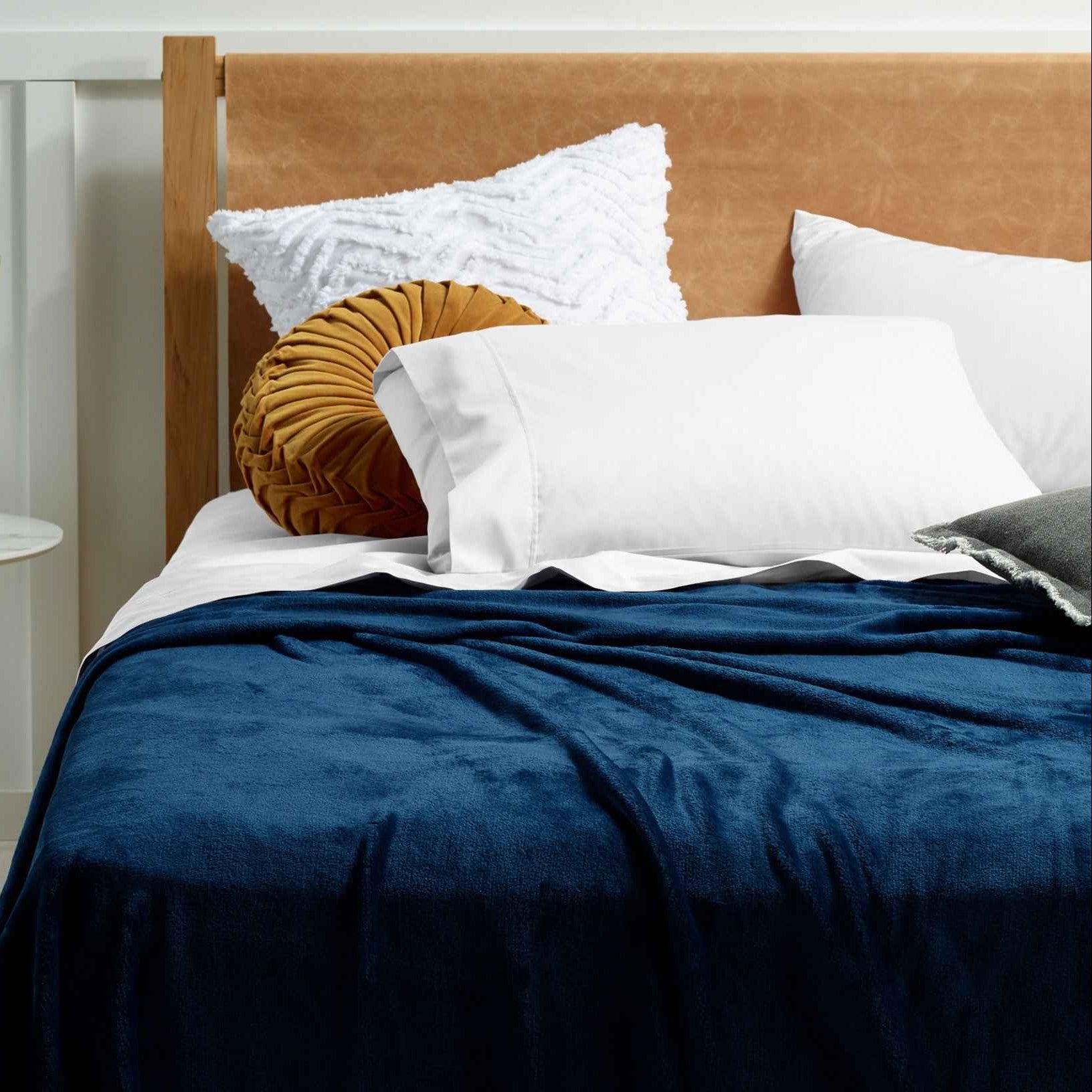 Luxury Super Soft Blanket Queen/King Blue