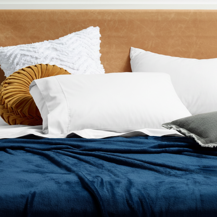 Luxury Super Soft Blanket Queen/King Blue