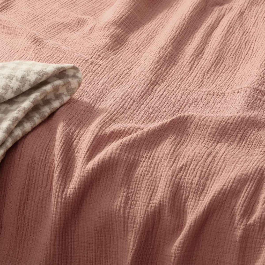 Clay Cotton Gauze Quilt Cover Set King
