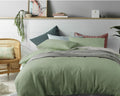 QUILT COVER SET SAGE SINGLE