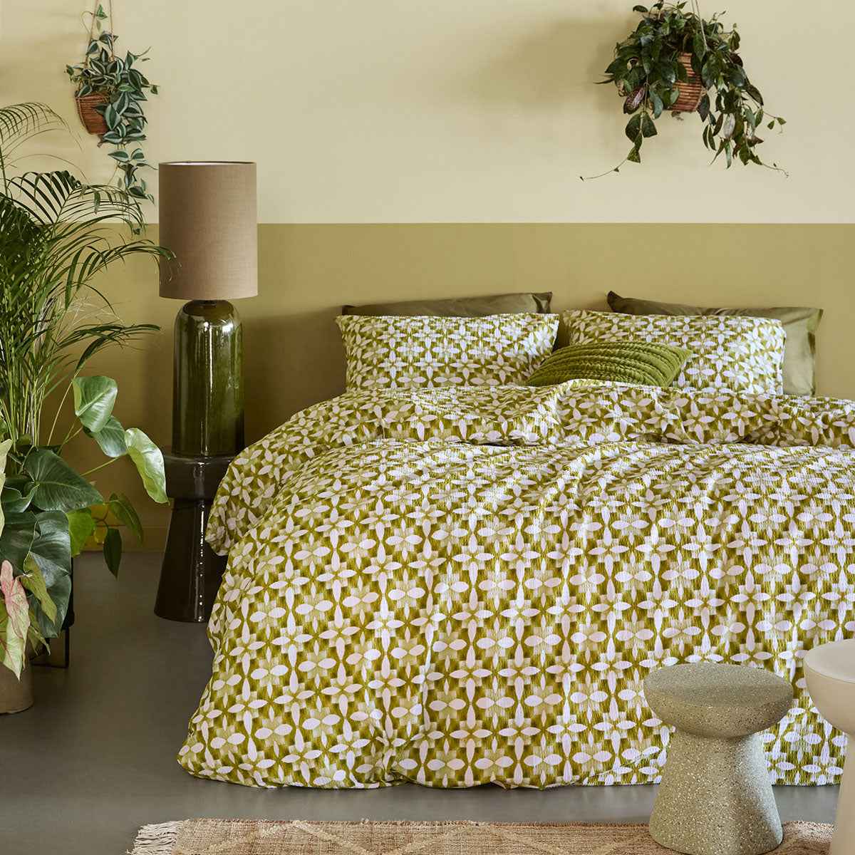 Seersucker Cotton Quilt Cover Set King