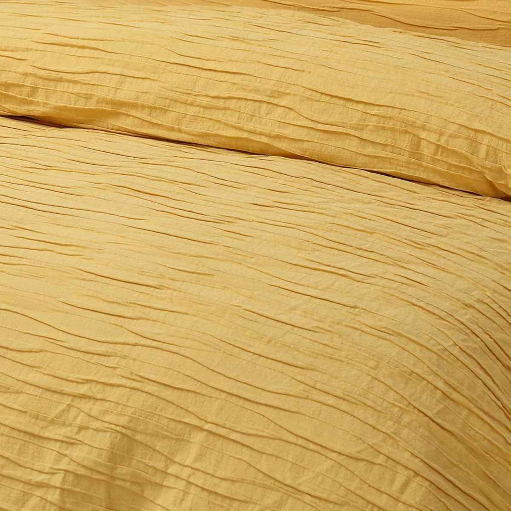 Ochre Cotton Quilt Cover Set King