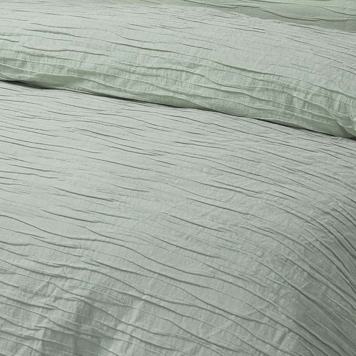 Sage Cotton Quilt Cover Set Queen