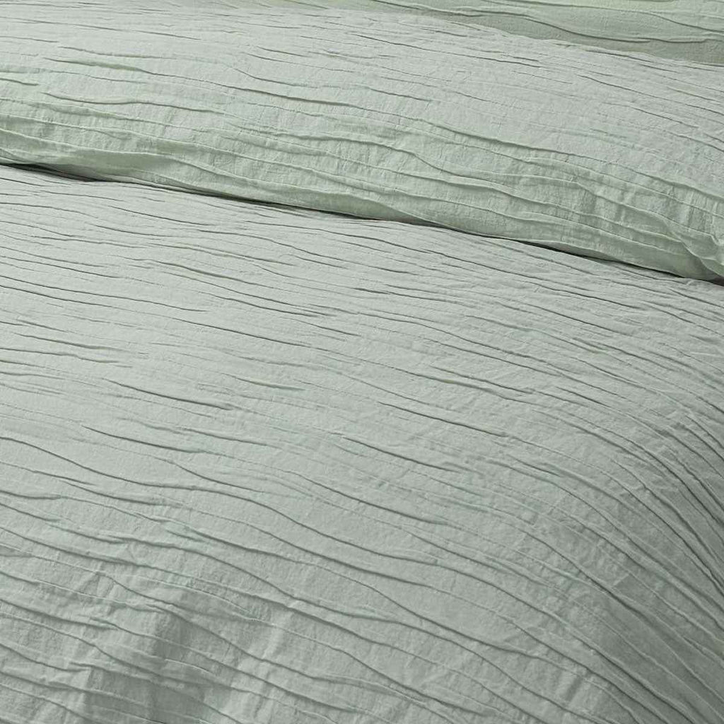 Sage Cotton Quilt Cover Set Single