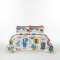 Kids Monster Squad Glow Dark Quilt Cover Set Single