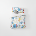 Kids Seaside Glow Dark Quilt Cover Set Single