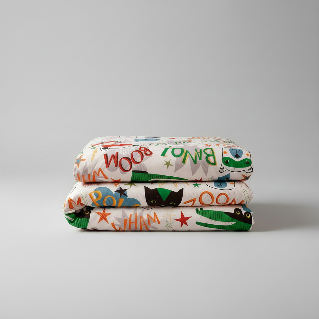 Kids Superhero Quilt Cover Set Single
