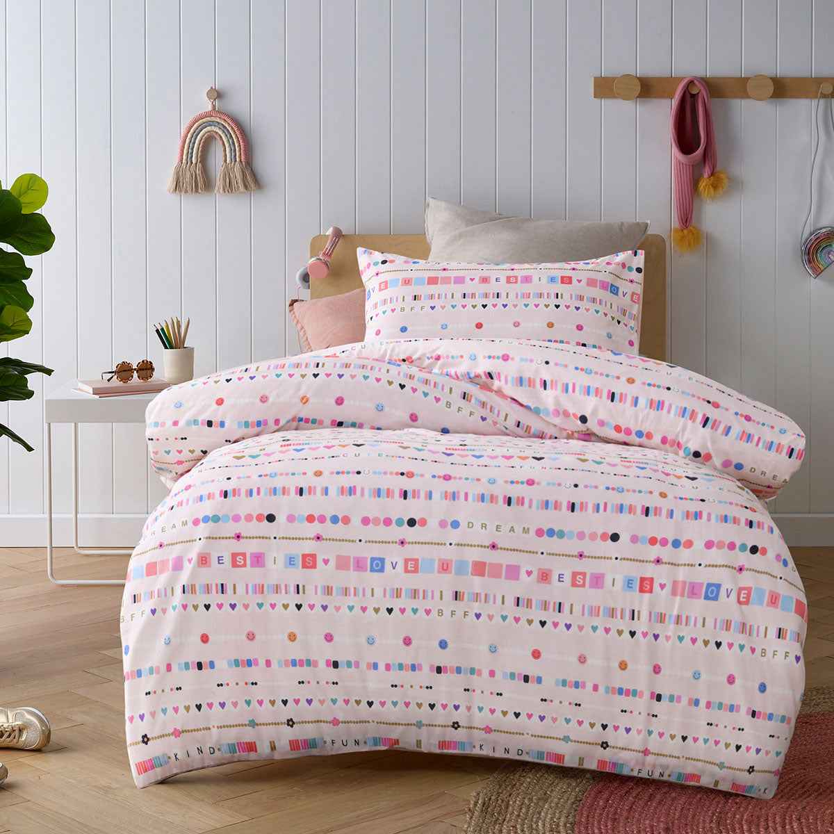 Kids Swifty Washed Quilt Cover Set Double