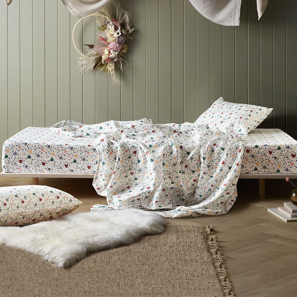 HAPPY KIDS DINO MANIA SHEET SET SINGLE