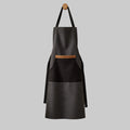 Apron 83 x 68 cm Charcoal & Black - Royalratri