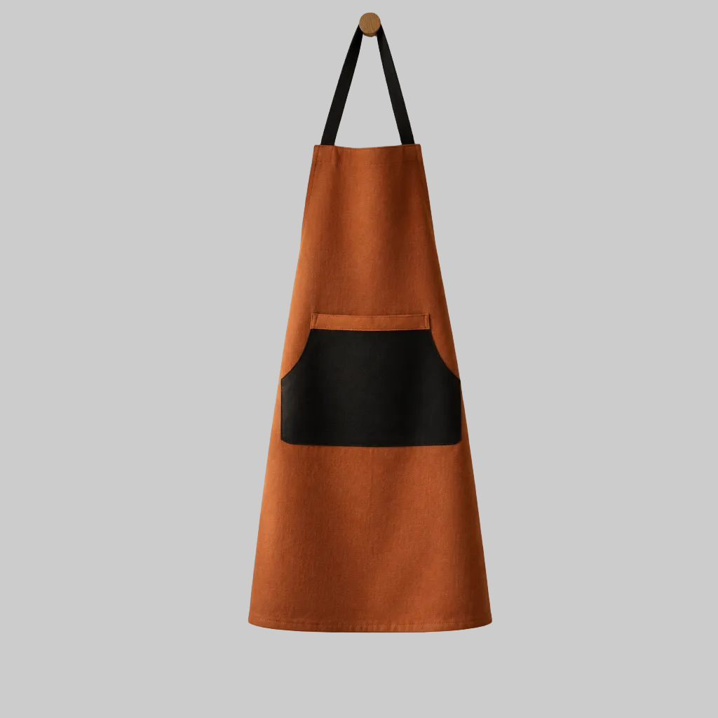 Apron 83 x 68 cm Ginger & Black - Royalratri