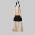 Apron 83 x 68 cm Sandstone & Black - Royalratri