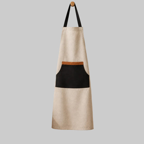 Apron 83 x 68 cm Sandstone & Black - Royalratri
