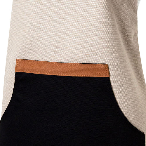 Apron 83 x 68 cm Sandstone & Black - Royalratri