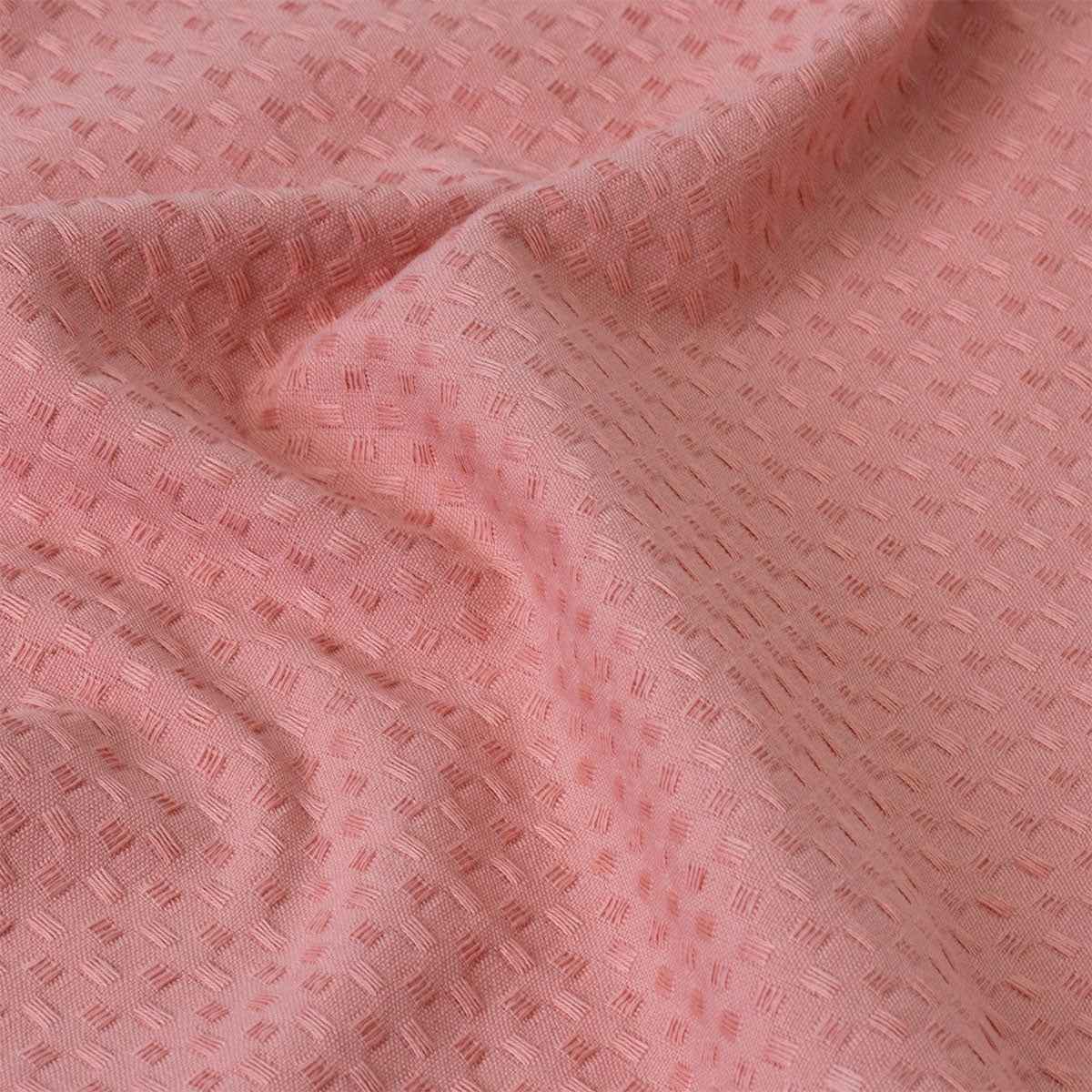 J Elliot Home Waffle Tea Towels Clay Pink Set of 4 - Royalratri