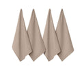 J Elliot Home Waffle Tea Towels Sandstone Set of 4 - Royalratri