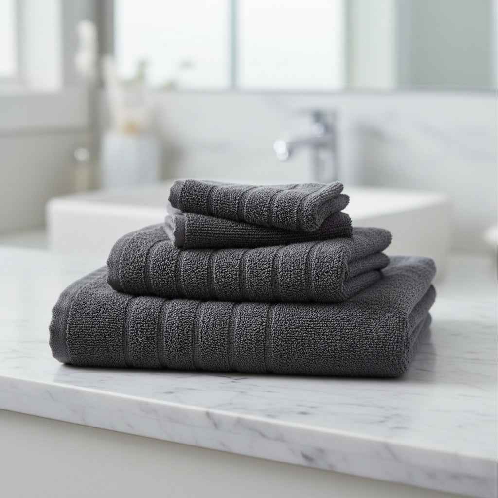 Luxury 4 Piece Bath Towel Set