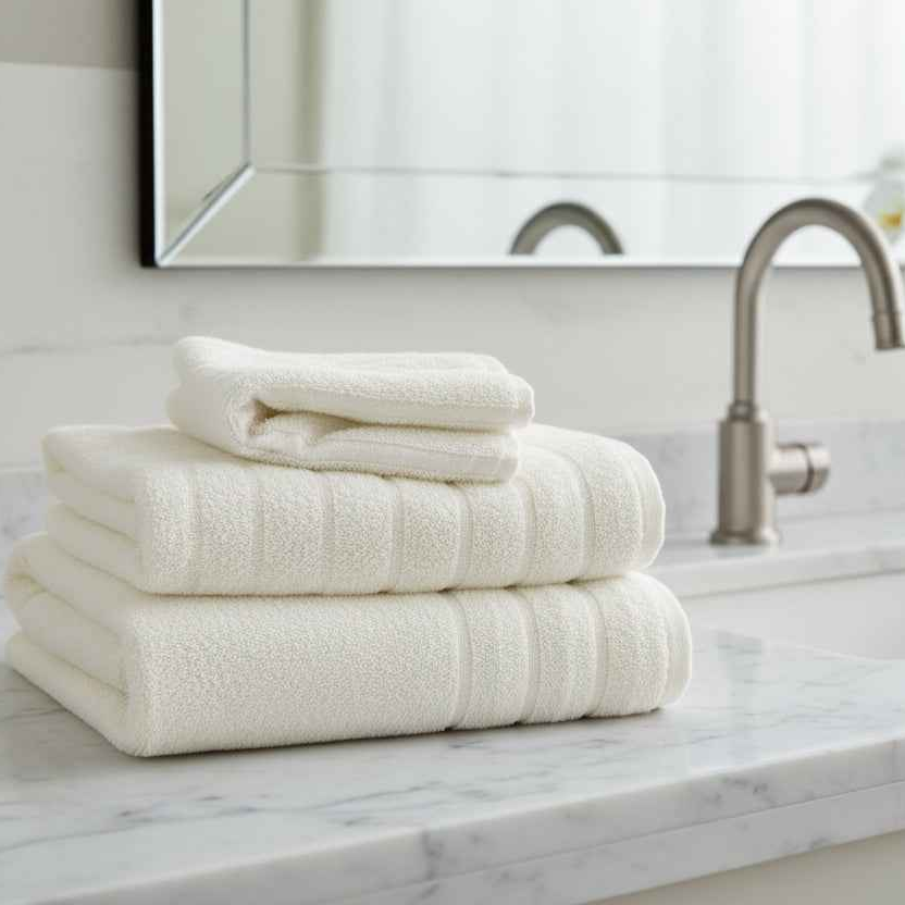 Luxury 4 Piece Bath Towel Set