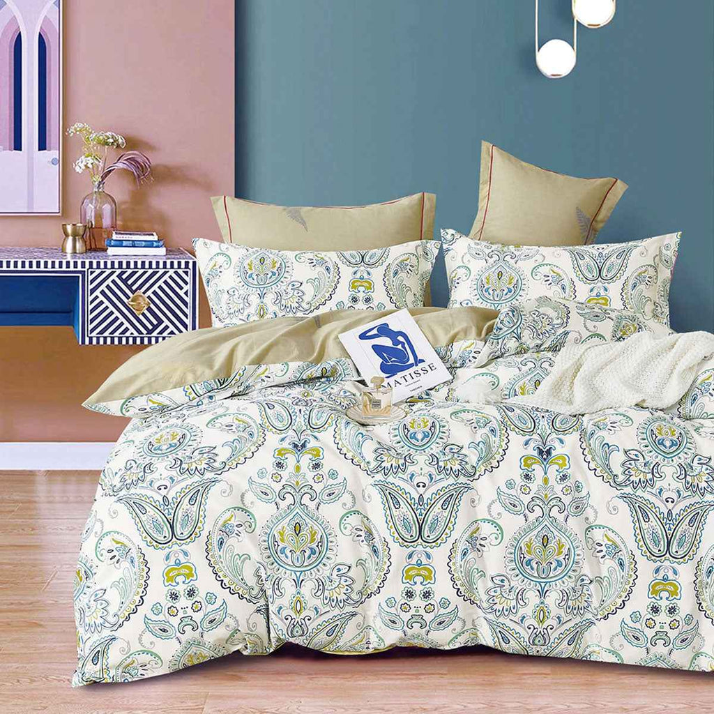 Yarmin Moroccan Cotton Sateen Quilt Cover Set King