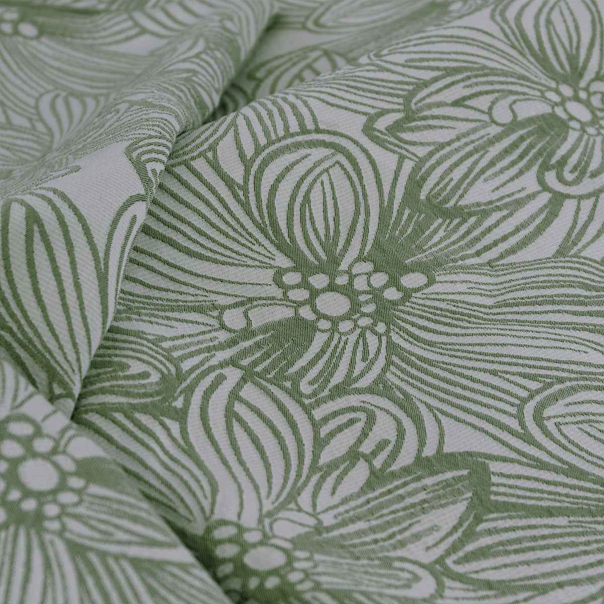 Textured Floral Jacquard Quilt Cover Set King