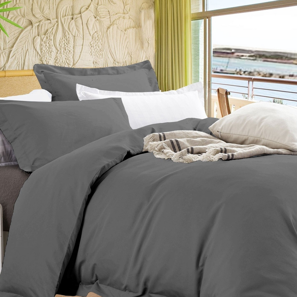 Ramses Bamboo Cotton Quilt Cover Set Queen