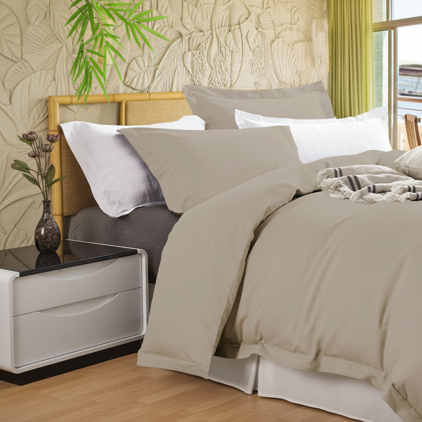 Ramses Bamboo Cotton Quilt Cover Set Queen