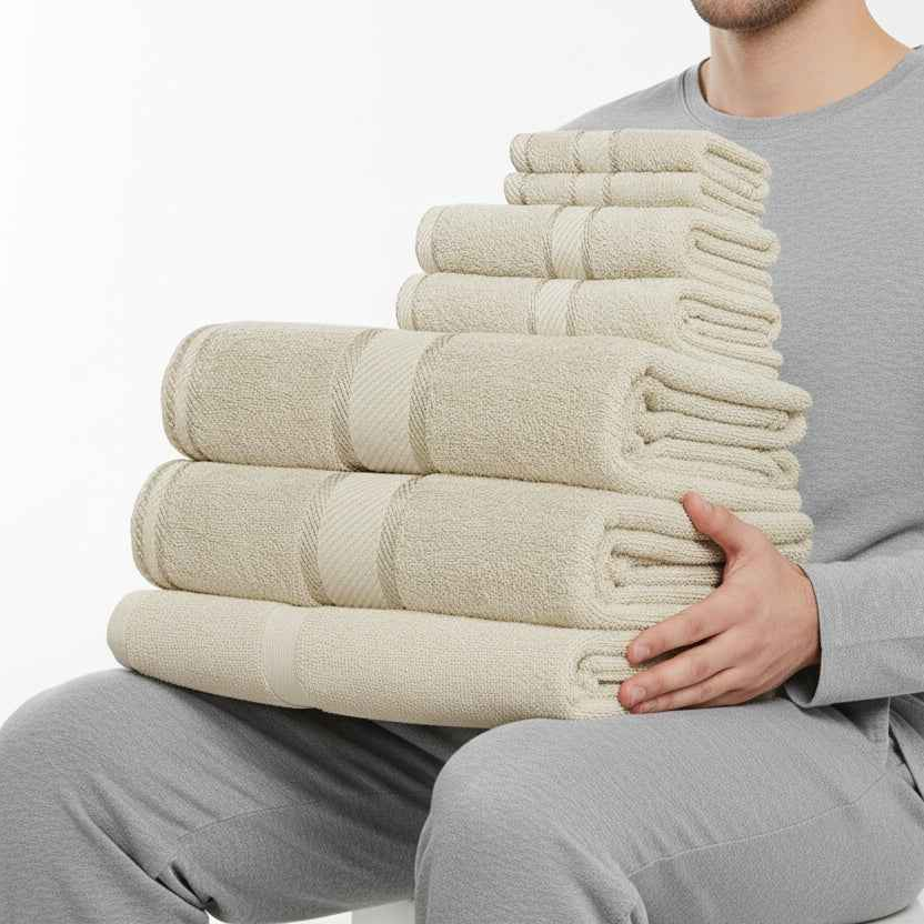 Luxury 7 Piece Bath Towel Set