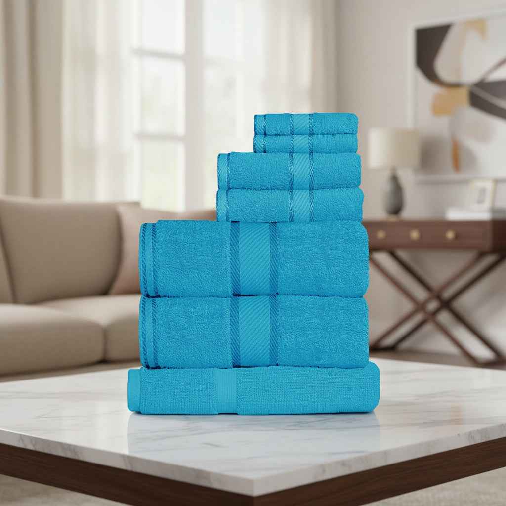 Luxury 7 Piece Bath Towel Set