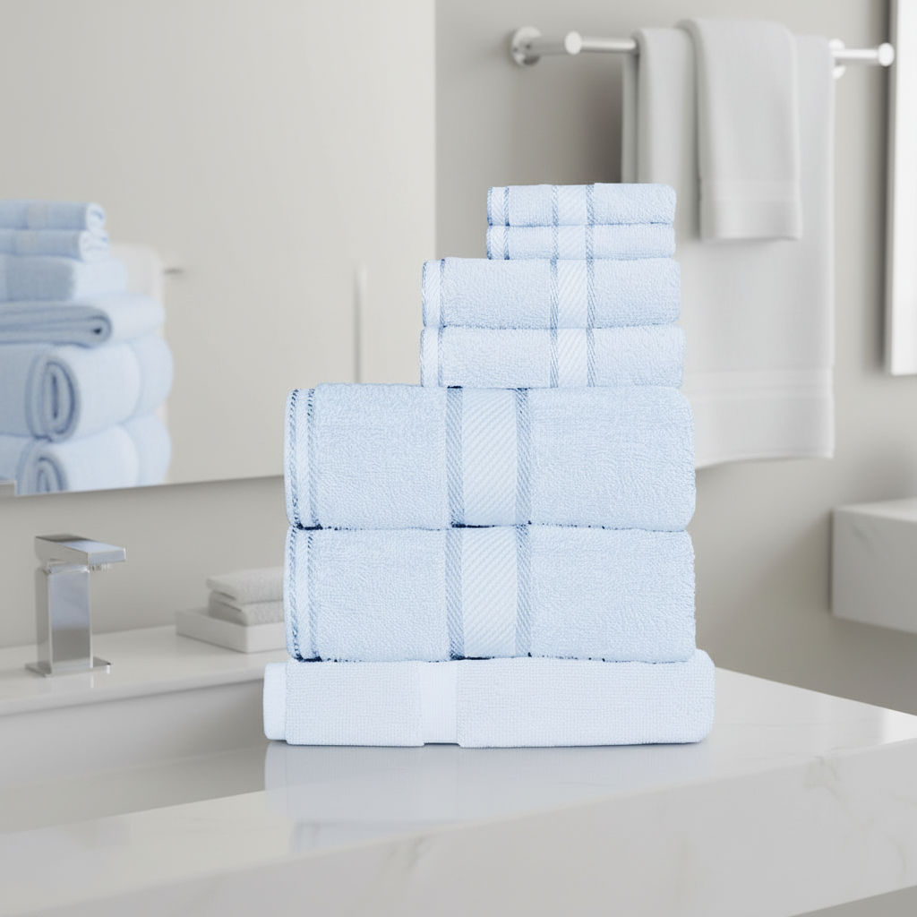 Luxury 7 Piece Bath Towel Set