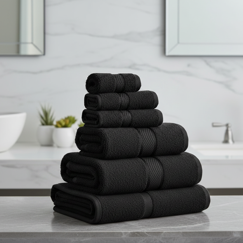 Luxury 7 Piece Bath Towel Set