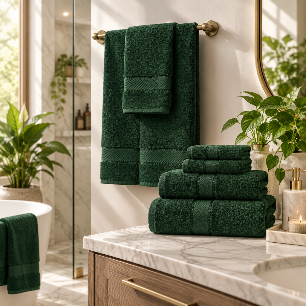Luxury 7 Piece Bath Towel Set - Royalratri