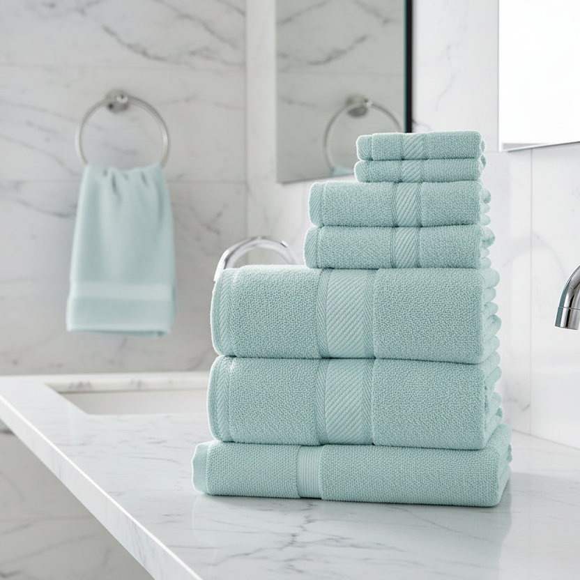 Luxury 7 Piece Bath Towel Set
