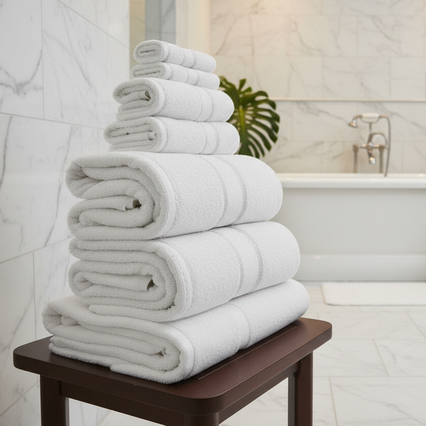 Luxury 7 Piece Bath Towel Set