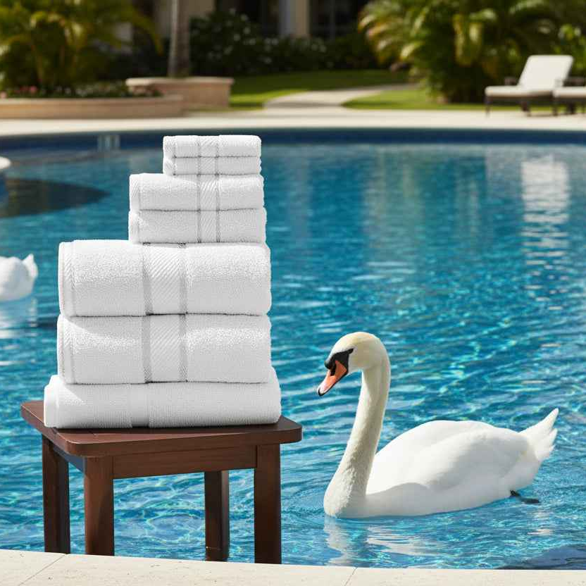 Luxury 7 Piece Bath Towel Set