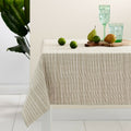 Ladelle Beige Eco Cotton Rich Tablecloth 150 x 265 cm - Royalratri