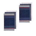 Ladelle Entertainer Kitchen Towels Navy Set of 6 - Royalratri