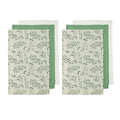 Ladelle Grown Ivy Kitchen Towels Green Set of 6 - Royalratri