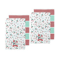 Ladelle Joyful Holly Jolly Christmas Kitchen Towels Set of 4 - Royalratri