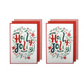 Ladelle Joyful Jolly Christmas Kitchen Towels Red Set of 6 - Royalratri