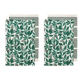 Ladelle Tierra Kitchen Towels Green Set of 4 - Royalratri