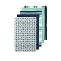 Ladelle Tile Kitchen Towels Navy Set of 5 - Royalratri