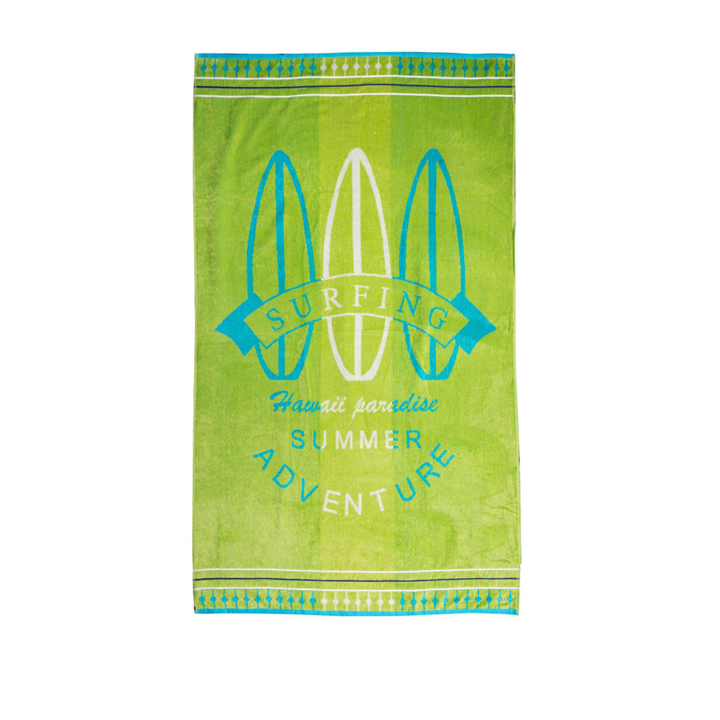 Premium Cotton Jacquard Beach Towel Surfing