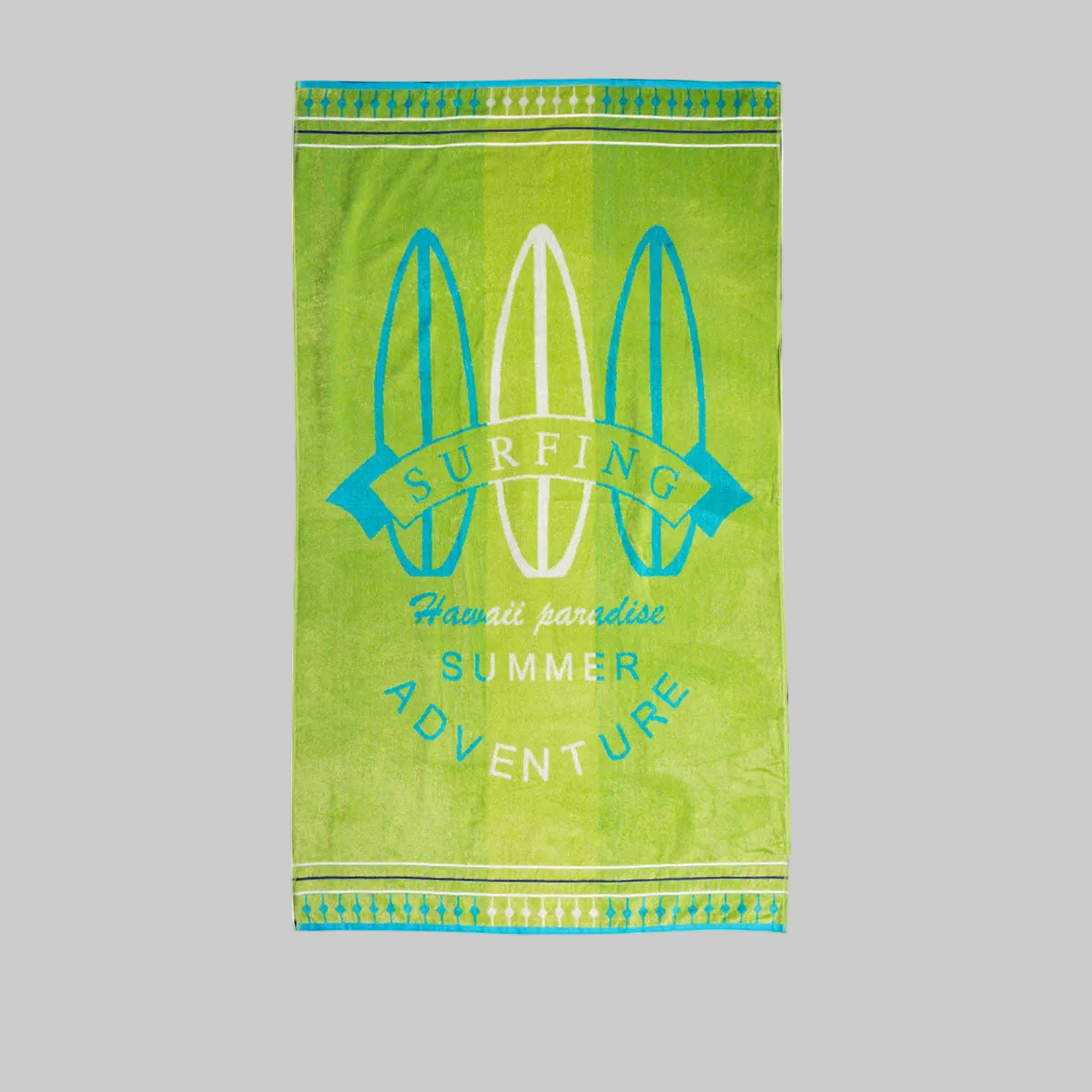 Premium Cotton Jacquard Beach Towel Surfing