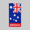 Australian Flag Kids Cartoon Printed Microfiber Beach Towel