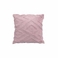 Diamond Texture Filled Cushion Square - 45cm x 45cm Dusty Pink