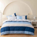 Mannix Striped Quilt Cover Set  King